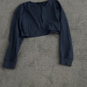 Missguided Blue Women's Cropped Top